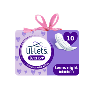 Lil-Lets Teens Night Pads with Wings