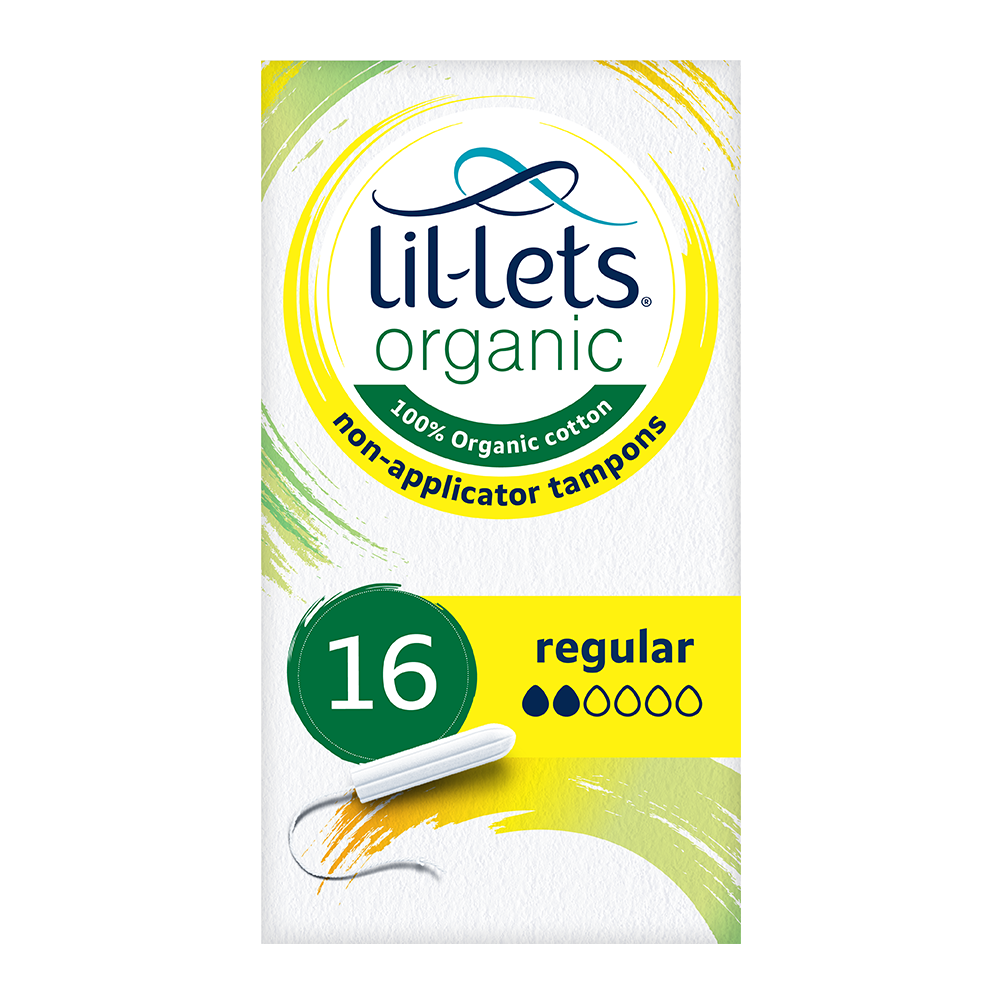LilLets Organic Regular NonApplicator Tampons LilLets
