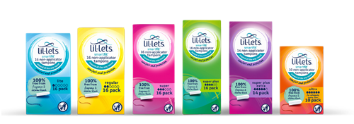Lil Lets Uk Tampons Product Range