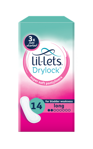 SmartFit™ Lil-Lets Drylock Long Incontinence Pantyliners