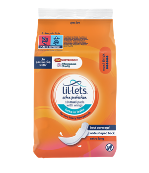 Lil-Lets Extra Protection SmartFit Maxi Pads