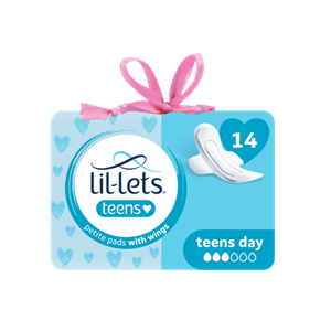 Lil-Lets Teens Day Pads with Wings