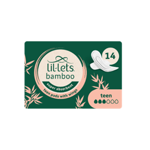 Lil-Lets Smartfit Bamboo Teen Pads