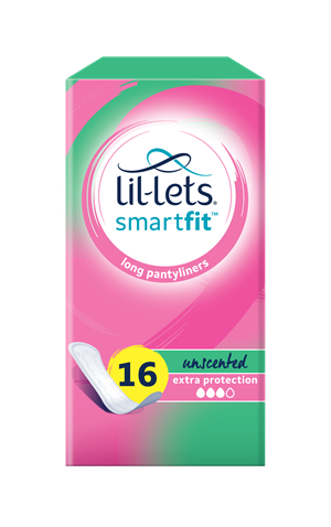 SmartFit™ Extra Protection Long Length Unscented Pantyliners